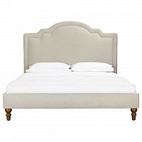 кровать двуспальная 160х200 бежевая cassis upholstered в Волжском