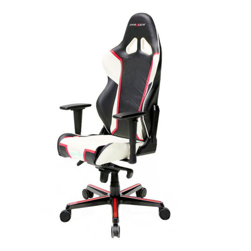 кресло геймерское dxracer racing черно-бело-красное в Волжском