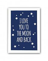 постер to the blue moon and back а3 в Волжском