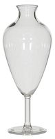 ваза стеклянная на высокой ножке 20 см stella в Волжском