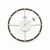 часы steering wheel настенные черный+желтый/black+yellow в Волжском