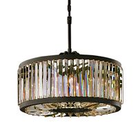 люстра welles round d50 черная, прозрачное стеко в Волжском