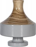 ваза настольная rustic chic vase wood grey в Волжском