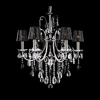 люстра md92721-6a от illuminati прозрачная/черная/ хром в Волжском