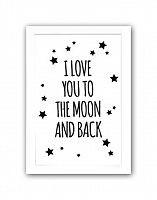 постер to the white moon and back а4 в Волжском