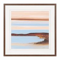постер sunrise on the shore разноцветный в Волжском