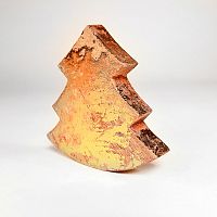 украшение новогоднее ель золотая golden tree, 15х14х2,5 см в Волжском