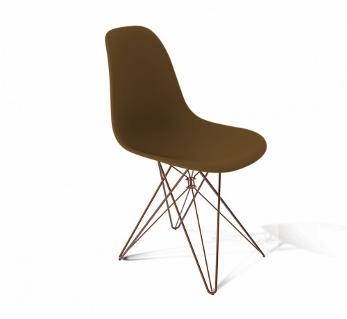 стул dsr коричневый s50 (eames style) в Волжском