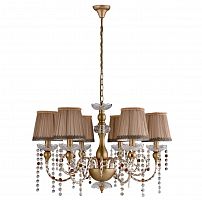 подвесная люстра crystal lux alegria sp6 gold-brown в Волжском