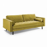 диван bogart sofa 3 трехместный темно-желтый от la forma (ex julia grup) в Волжском