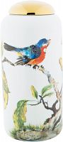 ваза керамическая с крышкой flora птица на ветке в Волжском