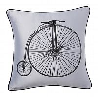 подушка с ретро-велосипедом retro bicycle grey в Волжском