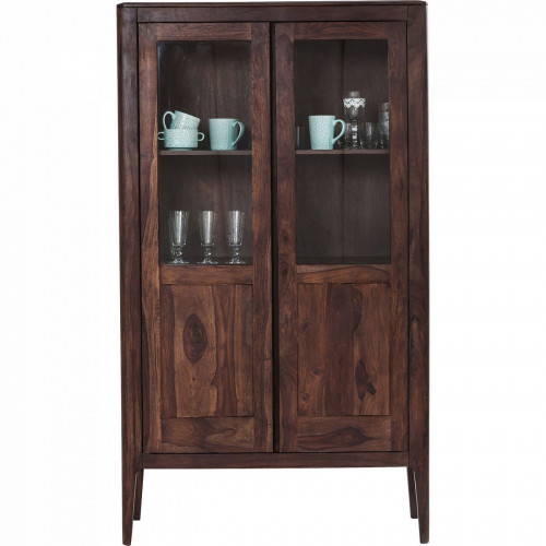 шкаф-витрина brooklyn walnut коричневый 100x40 в Волжском