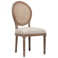 стул vintage french round cane back кремовый лён в Волжском