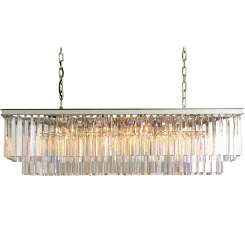 люстра odeon l80 silver&glass серая, прозрачная в Волжском