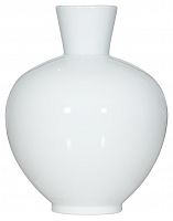 ваза керамическая объемная с высоким горлышком 25 см bubble белая в Волжском