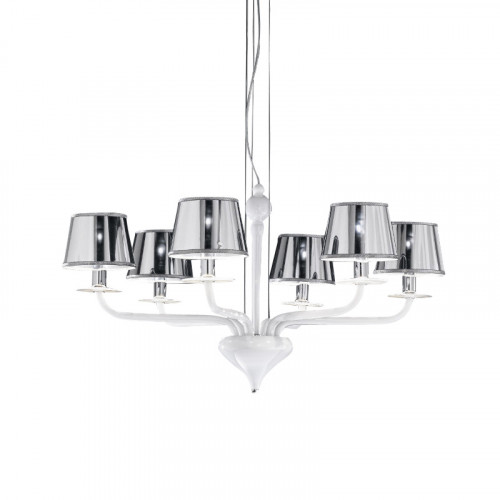 люстра 2010/6 fu от sylcom хром/дымчатая в Волжском