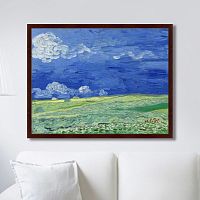 картина: wheatfields under thunderclouds, 1890г. в Волжском