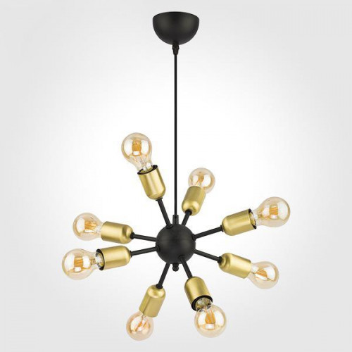 подвесная люстра tk lighting 1468 estrella black в Волжском