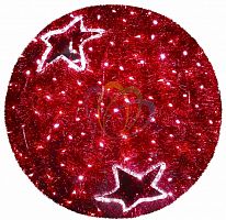 фигура led шар 120 см, красный в Волжском