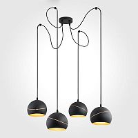 подвесная люстра tk lighting 2221 yoda black orbit в Волжском