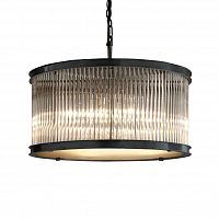 люстра essex crystal 68 черное основание, прозрачное стекло черное основание, прозрачное стекло в Волжском