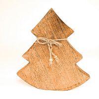 украшение новогоднее ель деревянная wooden tree, 23х23х2,5 см в Волжском
