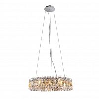 подвесная люстра crystal lux lirica sp10 d610 chrome в Волжском