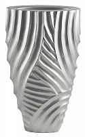 ваза с объемным рельефом 52 см frost pattern серебро в Волжском