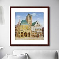 картина: the old town hall of amsterdam, 1657г. в Волжском