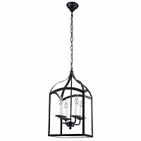 дизайнерская подвесная люстра spot light cage 9500404 черная в Волжском