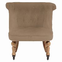 кресло amelie french country chair светло-коричневое в Волжском