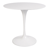 стол eero saarinen style tulip table top mdf d80 глянцевый белый в Волжском