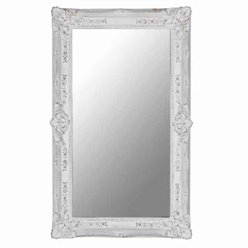 зеркало прямоугольное настенное белое ла-манш distressed chalk white в Волжском