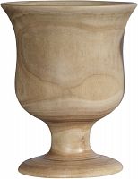 ваза кубок деревянная 17х22 см goblet в Волжском