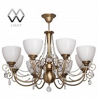 подвесная люстра mw-light фелиция 347016608 белая в Волжском