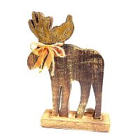 украшение новогоднее деревянное олень reindeer, 29х19х6 см в Волжском