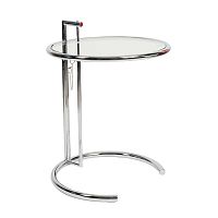 стол журнальный eileen gray style cocktail table e-1027 прозрачный в Волжском