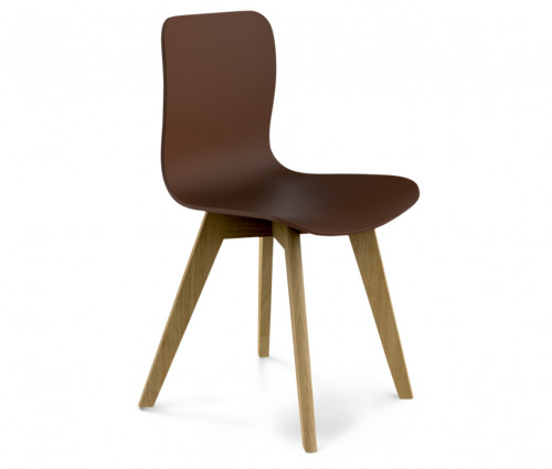 стул dsw коричневый s42 (eames style) в Волжском