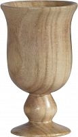 ваза кубок деревянная 13,5х18 см goblet в Волжском