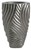 ваза с объемным рельефом 72 см frost pattern серая в Волжском