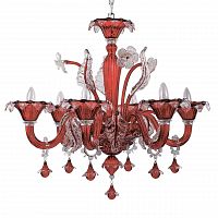 подвесная люстра ideal lux ca vendramin sp6 rosso в Волжском