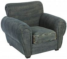 кресло san francisco denim armchair серое в Волжском