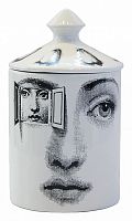 подсвечник белый с крышкой лицо в окне пьеро форназетти segreto candle, 30 см в Волжском