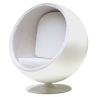 кресло eero ball chair белое в Волжском