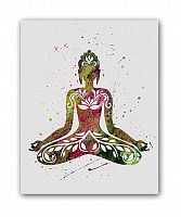 постер yoga а4 в Волжском
