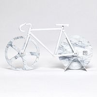 нож для пиццы из нержавеющей стали the fixie, белый мрамор в Волжском