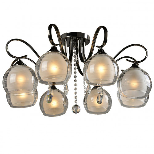 потолочная люстра idlamp merinella 877/8pf-darkchrome в Волжском