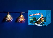 светодиодная гирлянда «колокольчики» 280см rgb (07919) uniel uld-s0280-020/dta rgb ip20 bells в Волжском