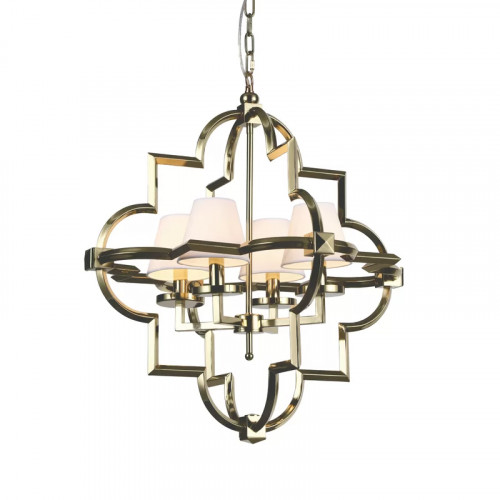 люстра mandeville m gold от delight collection золото, белая в Волжском